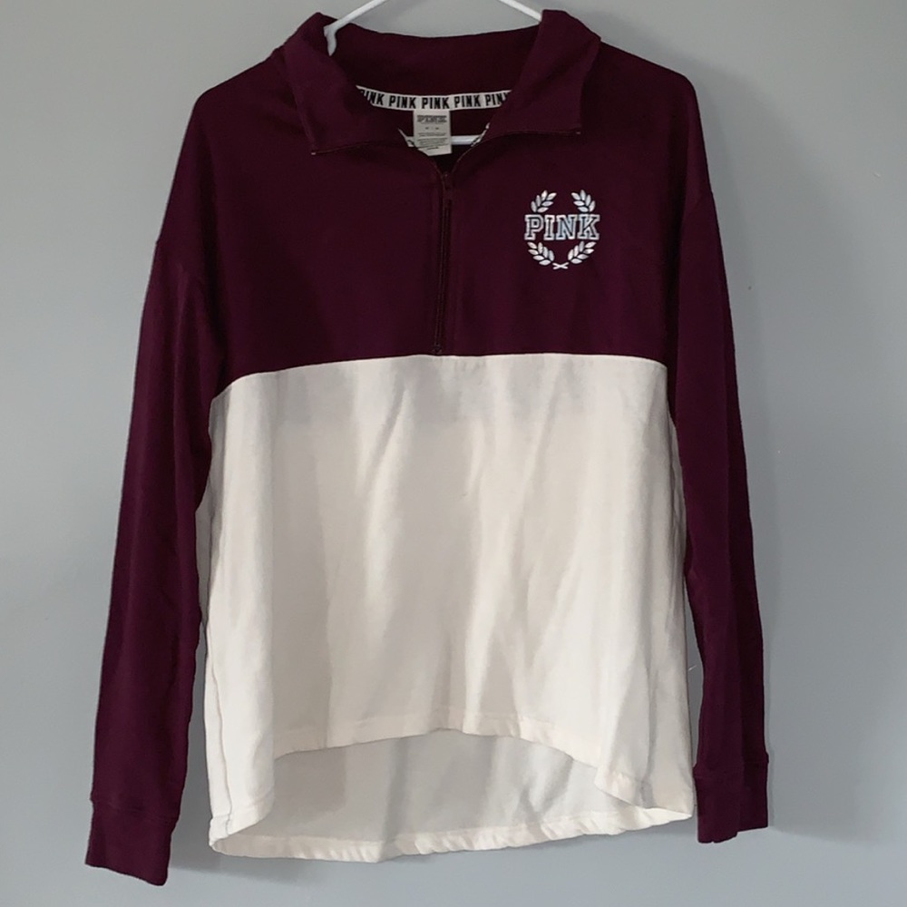 Pink Quarter zip